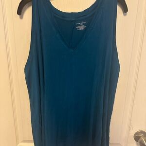 Lane Bryant Women's Teal Blue Swing Tank Top